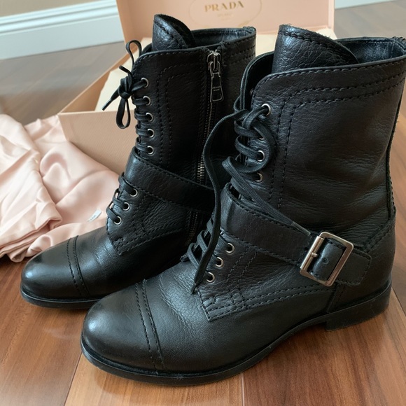 Prada combat boots - Picture 3 of 5
